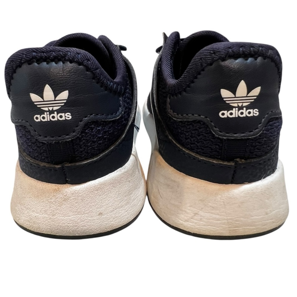 Adidas Kids Blue and White No Tie Sneakers 8K - Picture 5 of 7
